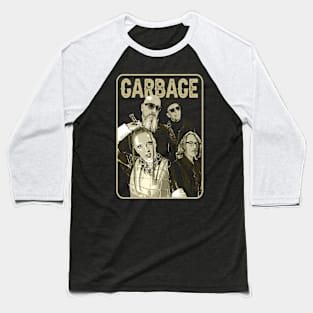 Bleed Like Me Ensemble Garbages Band Tees, Bleed Style in the Dark Glamour of Alternative Baseball T-Shirt